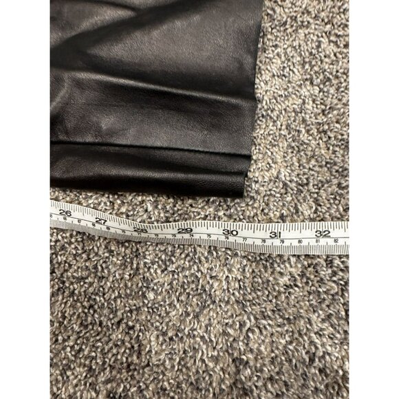 Women's Black Leather Pants - Picture 8 of 8